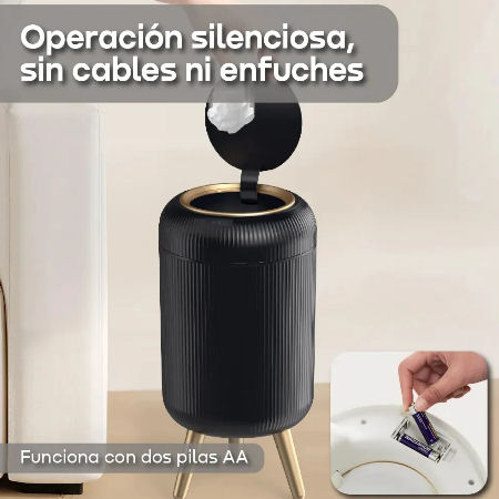 CESTO DE BASURA AUTOMATICO WAGGS TRSH01 9LTS TRSH-1084